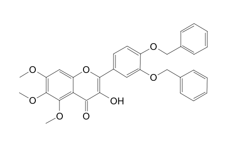 3-Hydroxy-2-[3',4'-bis(benzyloxy)phenyl]-5,6,7-trimethoxybenzofuran-4-one