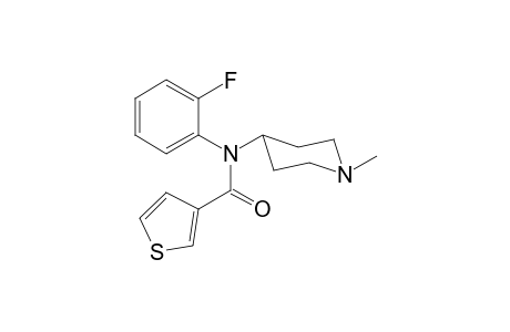 N-(2-Fluorophenyl)-N-(1-methylpiperidin-4-yl)thiophene-3-carboxamide