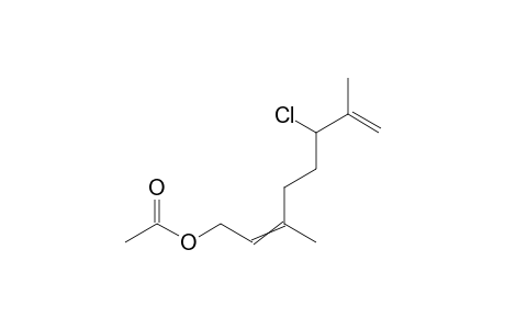 6-Chloro-3,7-dimethyl-2,7-octadienyl acetate