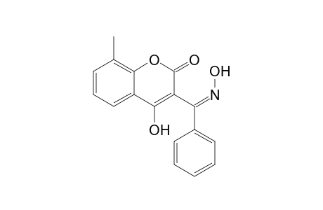 Phenyl 4-hydroxy-8-methylcoumaryl-3-ketoxime