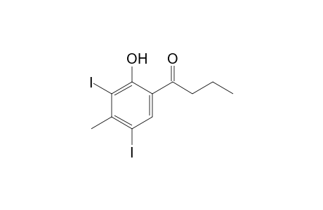 1-(2-Hydroxy-3,5-diiodo-4-methyl-phenyl)butan-1-one