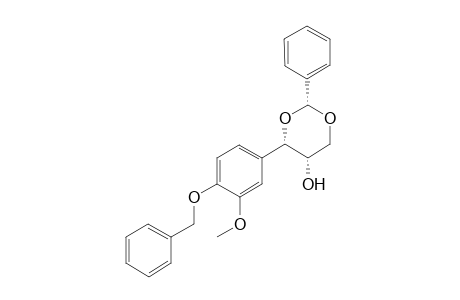 (1S,2S)-1,3-O-Benzylidene-1-(4-benzyloxy-3-methoxyphenyl)-1,2,3-propantriol