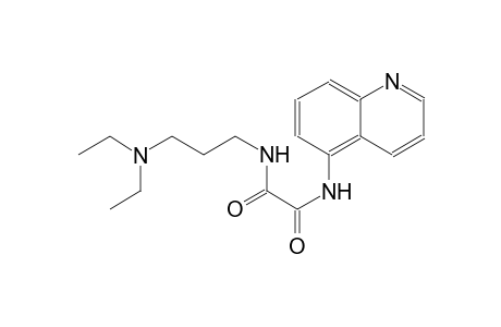 N~1~-[3-(diethylamino)propyl]-N~2~-(5-quinolinyl)ethanediamide