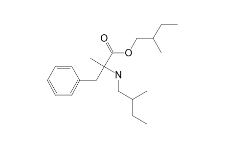 Phenylalanine, dl, .alpha.-methyl-, N-(2-methylbutyl)-, 2-methylbutyl ester