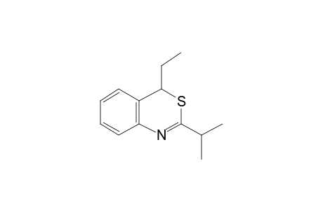 4H-3,1-Benzothiazine, 4-ethyl-2-(1-methylethyl)-