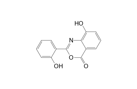 4H-3,1-Benzoxazin-4-one, 8-hydroxy-2-(2-hydroxyphenyl)-