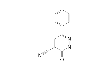 3-OXO-6-PHENYL-2,3,4,5-TETRAHYDROPYRIDAZINE-4-CARBONITRILE