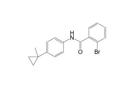 2-Bromo-N-[4-(1-methylcyclopropyl)phenyl]benzamide