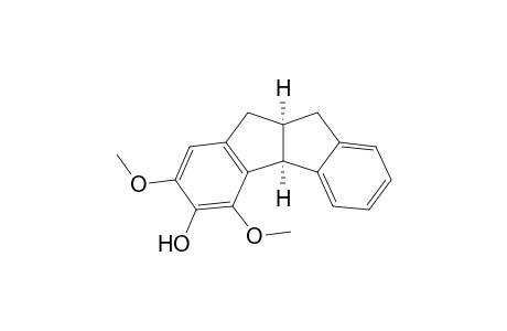 (4bS*,9bS*)-2,4-Dimethoxy-3-hydroxy-4b,5,9b,10-tetrahydroindeno[1,2-a]indene