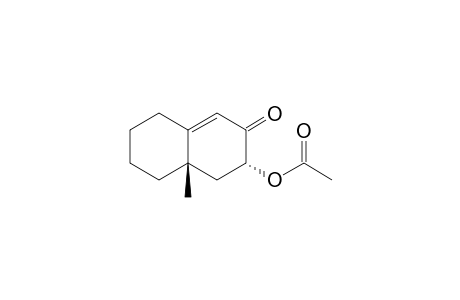 2(3H)-Naphthalenone,3-(acetyloxy)-4,4a,5,6,7,8-hexahydro-4a-methyl-, trans-