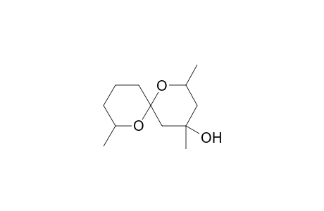 2,4,8-Trimethyl-1,7-dioxaspiro[5.5]undecane-4-ol