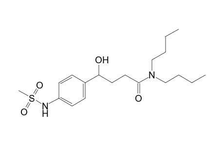N-[4-[4-(Dibutylamino)-1-hydroxy-4-oxobutyl]phenyl]methanesulfonamide