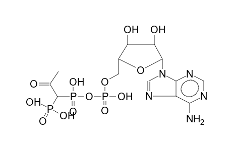 ADENOSYL-5'-PHOSPHO-(BETA-OXO-ALPHA-PHOSPHONOPROPYL)PHOSPHONATE