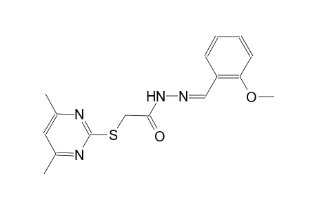 acetic acid, [(4,6-dimethyl-2-pyrimidinyl)thio]-, 2-[(Z)-(2-methoxyphenyl)methylidene]hydrazide