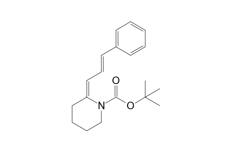 (2Z)-2-[(E)-3-phenylprop-2-enylidene]-1-piperidinecarboxylic acid tert-butyl ester