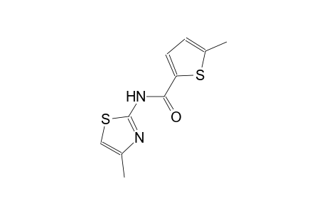 5-methyl-N-(4-methyl-1,3-thiazol-2-yl)-2-thiophenecarboxamide
