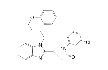 2-pyrrolidinone, 1-(3-chlorophenyl)-4-[1-(4-phenoxybutyl)-1H-benzimidazol-2-yl]-