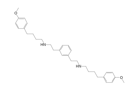 N,N'-Bis-4-(4-methoxyphenyl)butyl-m-phenylene-diethane-2-amine