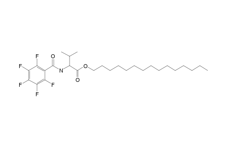 L-Valine, N-pentafluorobenzoyl-, pentadecyl ester