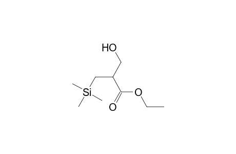 Propanoic acid, 2-(hydroxymethyl)-3-(trimethylsilyl)-, ethyl ester