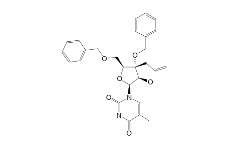 1-(3-C-ALLYL-3,5-DI-O-BENZYL-BETA-D-ARABINOFURANOSYL)-THYMINE