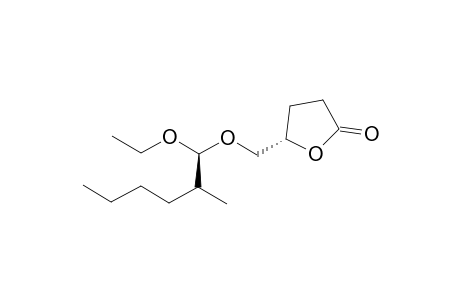 (S,S)-5-oxo-2-tetrahydrofuranylmethyl [(2'-hexyl)ethoxy]methyl ether