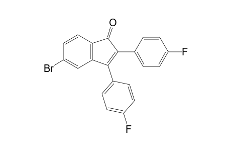 5-Bromo-2,3-bis(4-fluorophenyl)-1H-inden-1-one