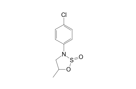 1,2,3-Oxathiazolidine, 3-(4-chlorophenyl)-5-methyl-, 2-oxide