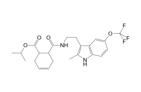 6-[2-[2-methyl-5-(trifluoromethoxy)-1H-indol-3-yl]ethylcarbamoyl]cyclohex-3-ene-1-carboxylic acid isopropyl ester
