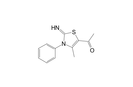 5-Acetyl-4-methyl-2-imino-3-phenyl-2,3-dihydrothiazole