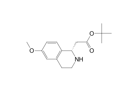 2-[(1S)-6-methoxy-1,2,3,4-tetrahydroisoquinolin-1-yl]acetic acid tert-butyl ester