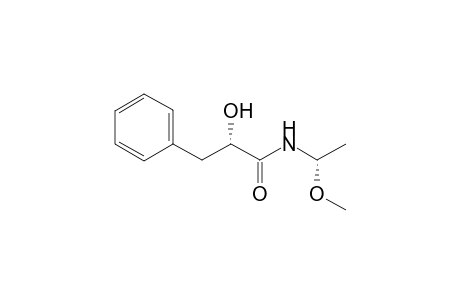 (2S)-2-hydroxy-N-[(1S)-1-methoxyethyl]-3-phenyl-propanamide