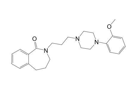 2,3,4,5-Tetrahydro-N-[3-(4-(2-methoxyphenyl)piperazin-1-yl)propyl]benzo[c]azepin-1-one