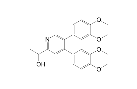 4,5-bis(3',4'-Dimethoxyphenyl)-2-[.alpha.-hydroxyethyl]-pyridine