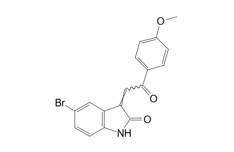 5-bromo-3-(p-methoxyphenacylidene)-2-indolinone