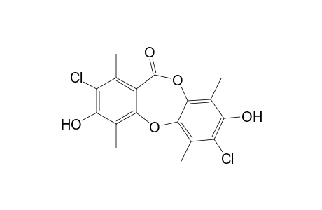 2,7-Dichloro-3,8-dihydroxy-1,4,6,9-tetramethyl-11H-dibenzo[b,e][1,4]dioxepin-11-one