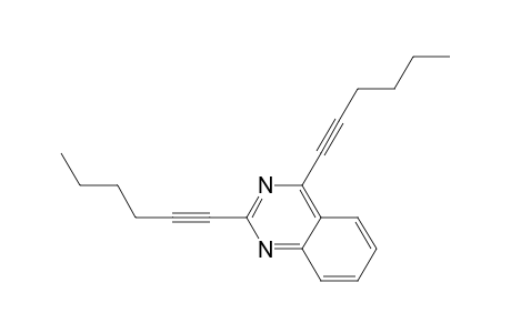 2,4-bis[1'-Hexynyl]quinazoline