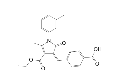 1H-pyrrole-3-carboxylic acid, 4-[(4-carboxyphenyl)methylene]-1-(3,4-dimethylphenyl)-4,5-dihydro-2-methyl-5-oxo-, ethyl ester, (4Z)-