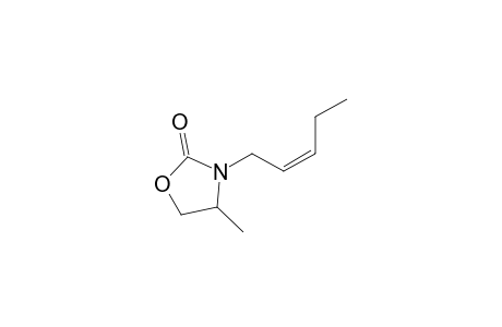 4-Methyl-3-(2-cis-pentenyl)-2-oxazolidinone