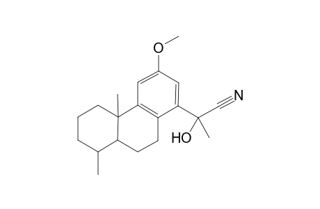 2-Hydroxy-2-(12''-methoxypodocarpa-8'',11'',13''-trien-14''-yl)propanenitrile