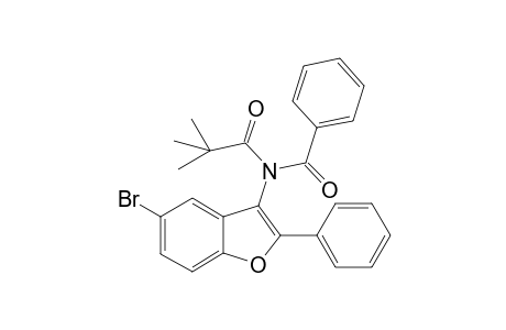 N-(5-Bromo-2-phenylbenzofuran-3-yl)-N-pivaloylbenzamide