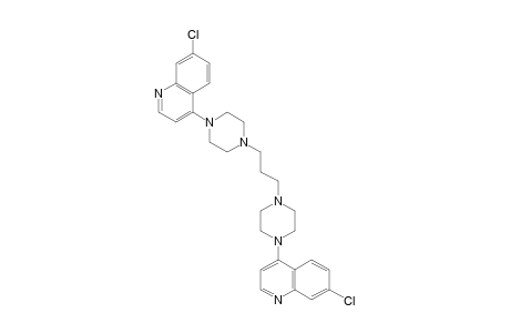 PIPERAQUINE;1,3-BIS-[4-(7-CHLOROQUINOLYL-4)-PIPERAZINYL-1]-PROPANE