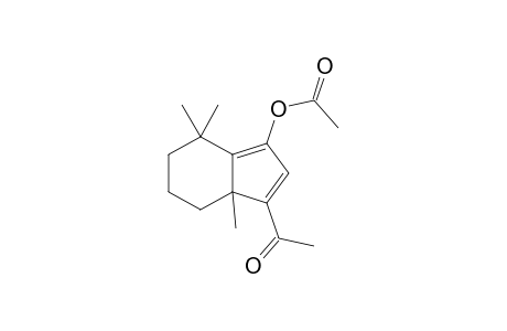 (3-acetyl-3a,7,7-trimethyl-5,6-dihydro-4H-inden-1-yl) acetate