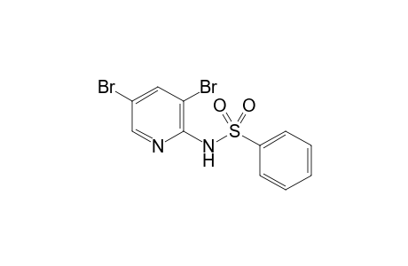 N-(3,5-Dibromopyridin-2-yl)benzenesulfonamide