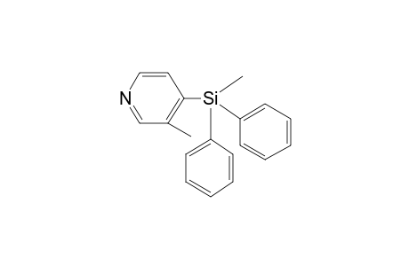 3-Methyl-4-methyldiphenylsilylpyridine