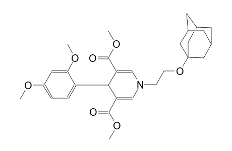 3,5-pyridinedicarboxylic acid, 4-(2,4-dimethoxyphenyl)-1,4-dihydro-1-[2-(tricyclo[3.3.1.1~3,7~]dec-1-yloxy)ethyl]-, dimethyl ester