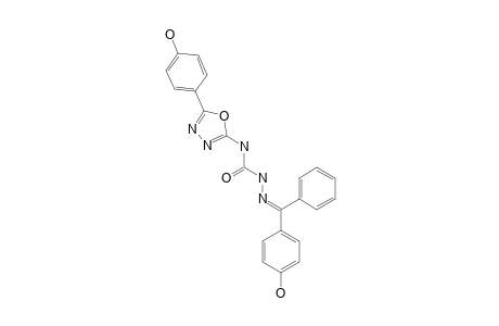 N(1)-[5-(4-HYDROXYPHENYL)-1,3,4-OXADIAZOL-2-YL]-N(4)-[1-(4-HYDROXYPHENYL)-BENZALDEHYDE]-SEMICARBAZONE