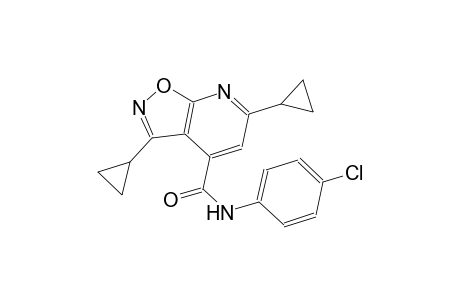 isoxazolo[5,4-b]pyridine-4-carboxamide, N-(4-chlorophenyl)-3,6-dicyclopropyl-