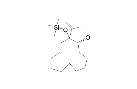 2-ISOPROPENYL-2-TRIMETHYLSILYLOXYCYCLODODECANONE