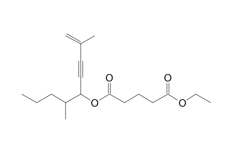 Glutaric acid, 2,6-dimethylnon-1-en-3-yn-5-yl ethyl ester